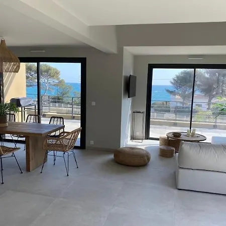 公寓 Sambro - Jacuzzi Et Piscine Chauffee Vue - 4 Etoiles 雷以桑布尔